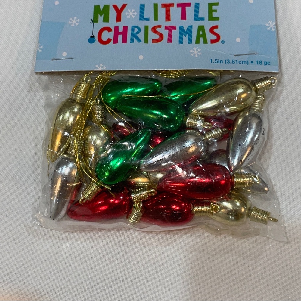 NEW Mini bulbs colored Ornament bulbs Holiday Seasons Christmas